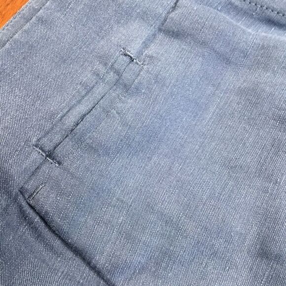 Loft Linen Blend Straight Leg Pants (UC4) - Picture 7 of 7